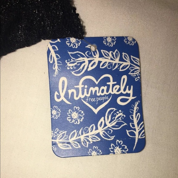 Free People Bralet Size S Intimately BLACK NWT - Picture 4 of 8